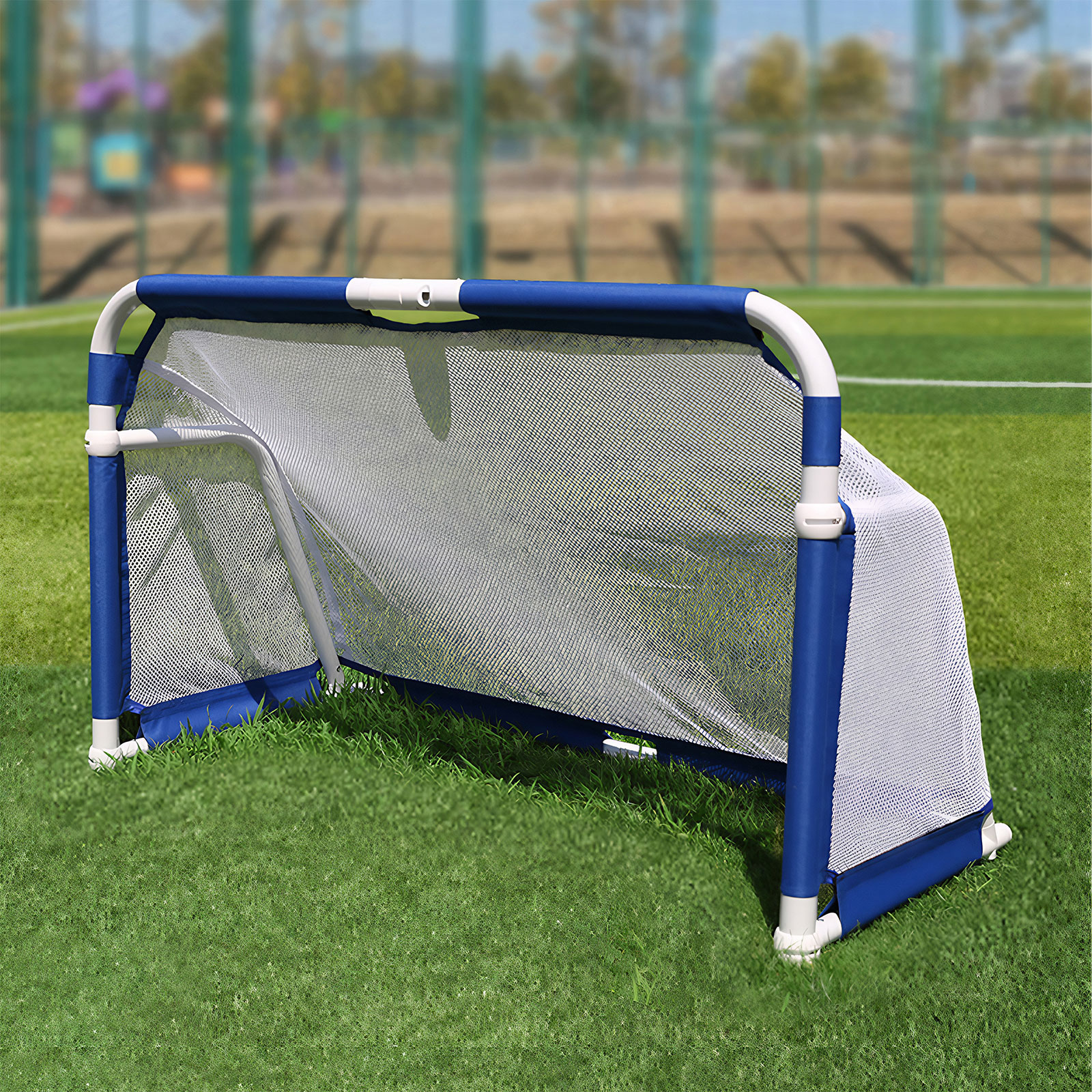 Kids Outdoor Set - Portable Soccer Goal Easy-to-Set-Up Kids Soccer