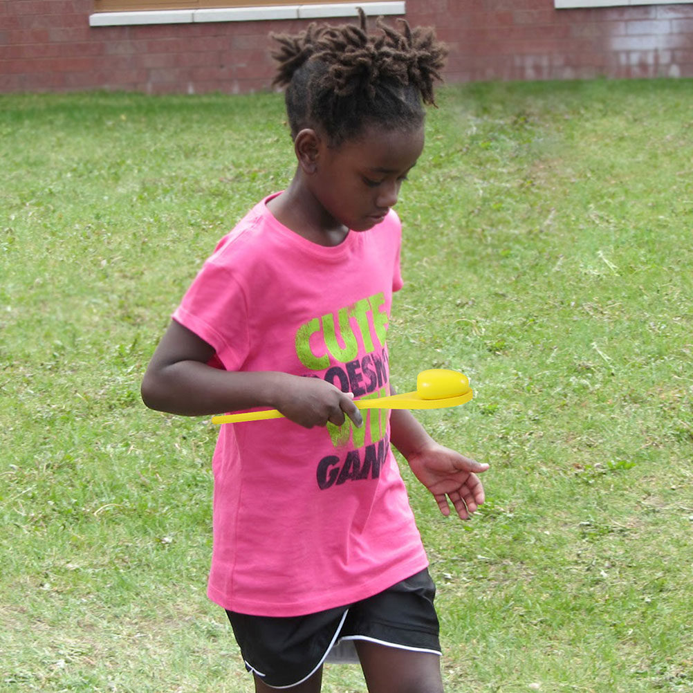 Outdoor Games For Kids - 4Set Balance Game Egg Spoon Race