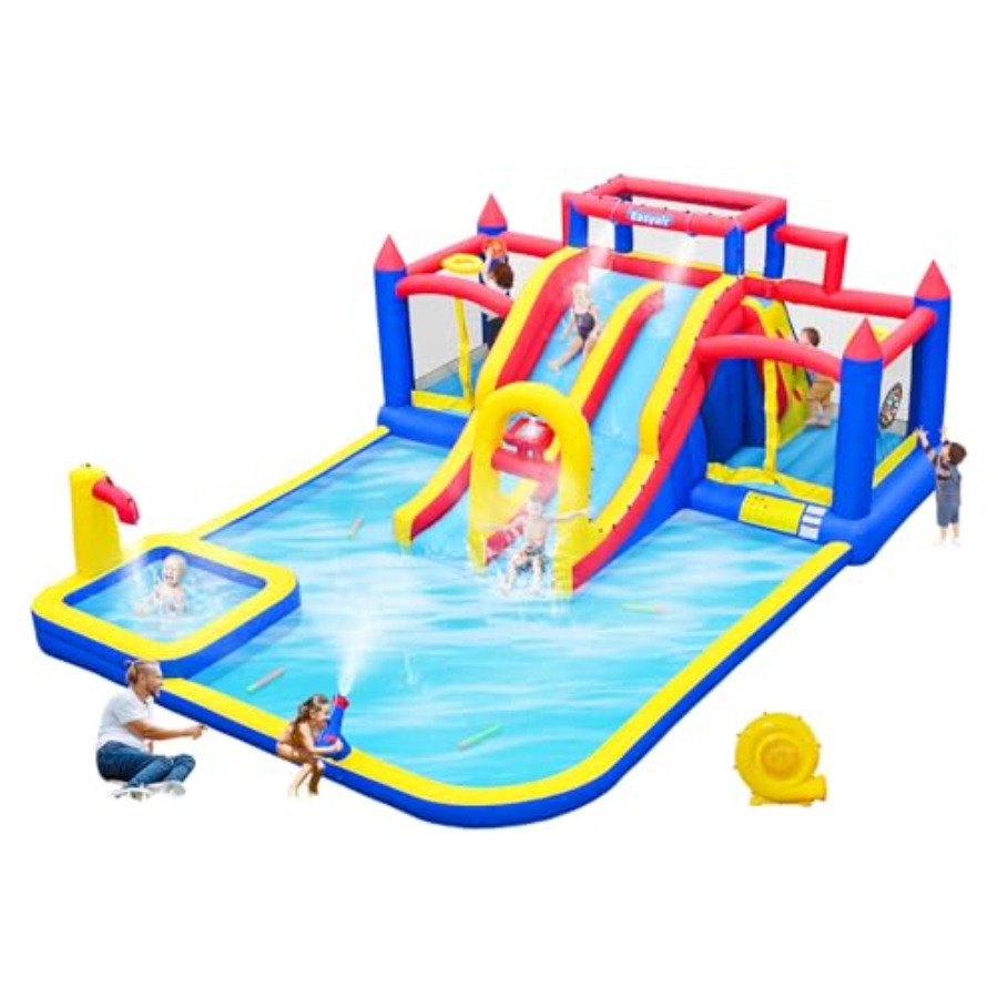 Kids Outdoor Climbing Wall - Outdoor large inflatable water slide for