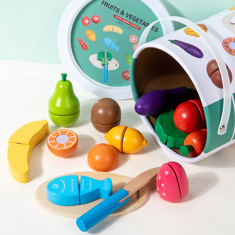 Kids Outdoor Kitchen - Wooden Pretend Toy Simulation Kitchen Classic
