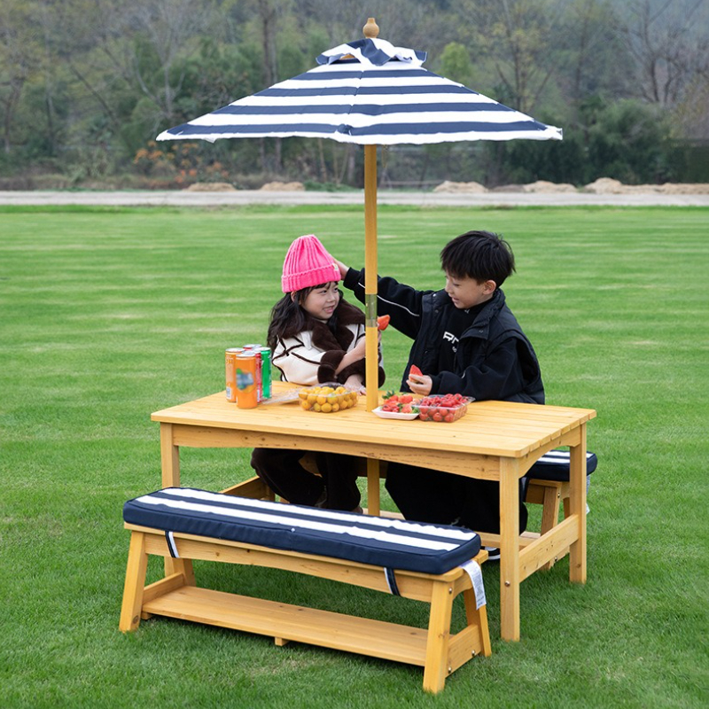 Manufactory Kids Outdoor Loung - Kids Outdoor Table With Umbrella のレビューと価格
