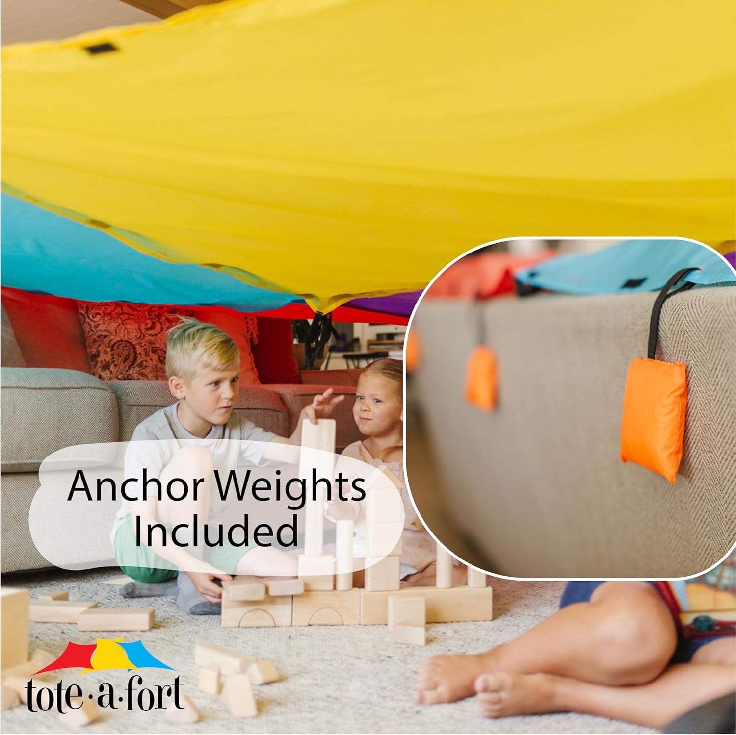 Blanket Fort Building Kit for  - Kids Outdoor Fort Building Kit のレビューと価格