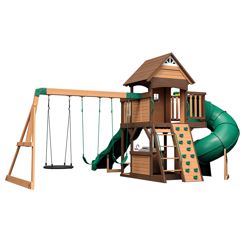 ia-Wooden Outdoor Playground S - Kids Outdoor Monkey Bar Set のレビューと価格