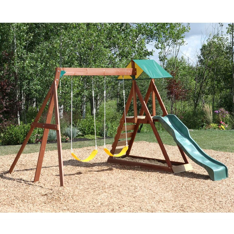 Kids And Children Outdoor Wood - Kids Outdoor Swing のレビューと価格