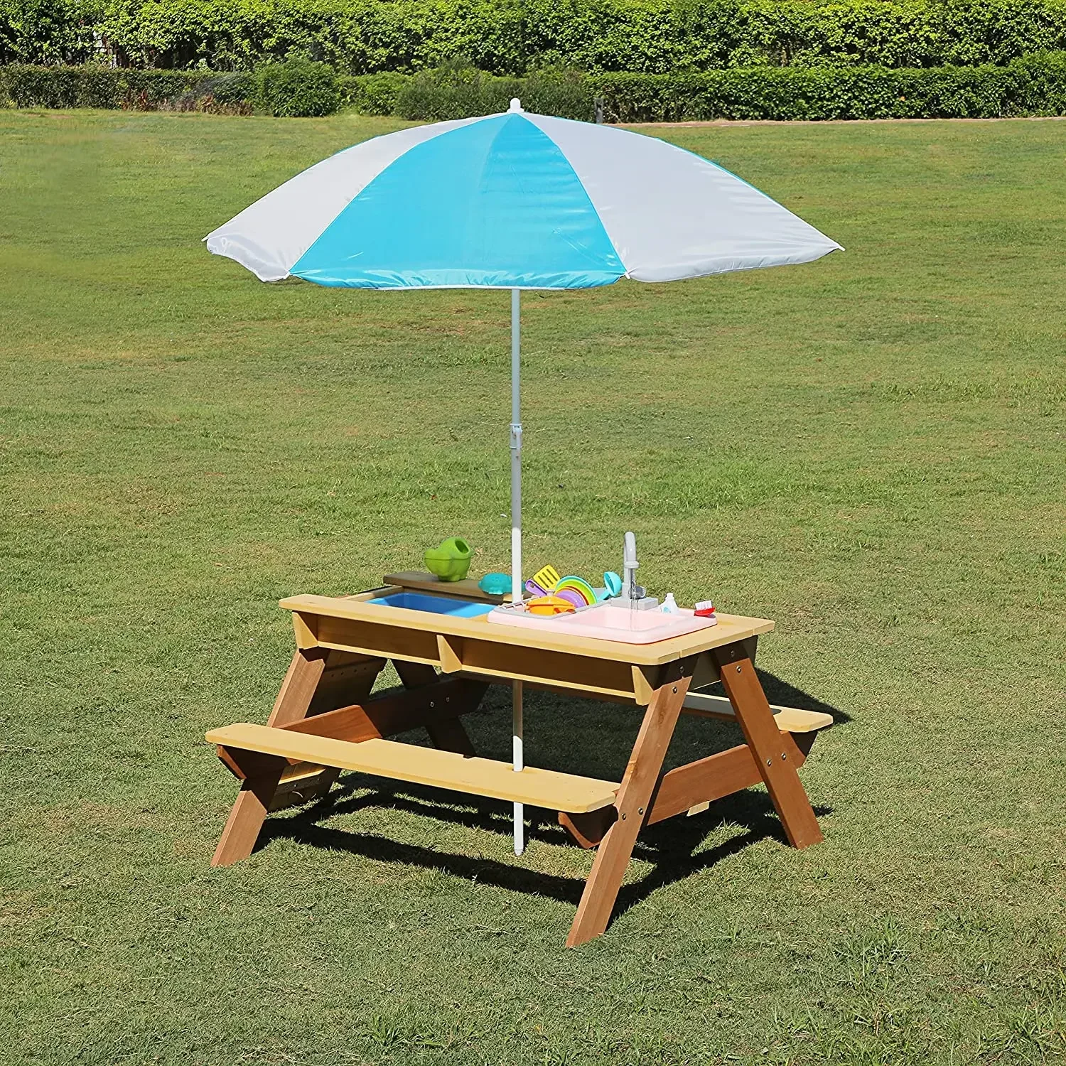 #Kids Picnic Table Outdoor Pat - Kids Outdoor Dining Set のレビューと価格