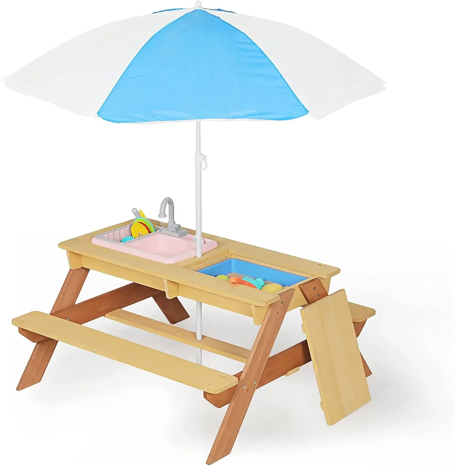 #Kids Picnic Table Outdoor Pat - Kids Outdoor Dining Set のレビューと価格