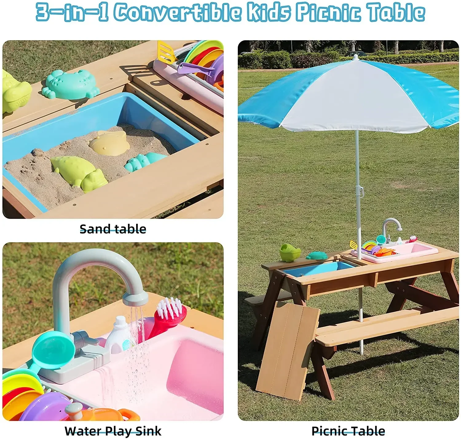 #Kids Picnic Table Outdoor Pat - Kids Outdoor Dining Set のレビューと価格