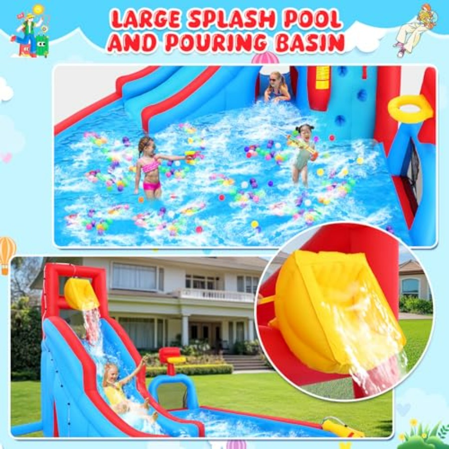 Backyard outdoor water slide i - Kids Outdoor Climbing Wall のレビューと価格