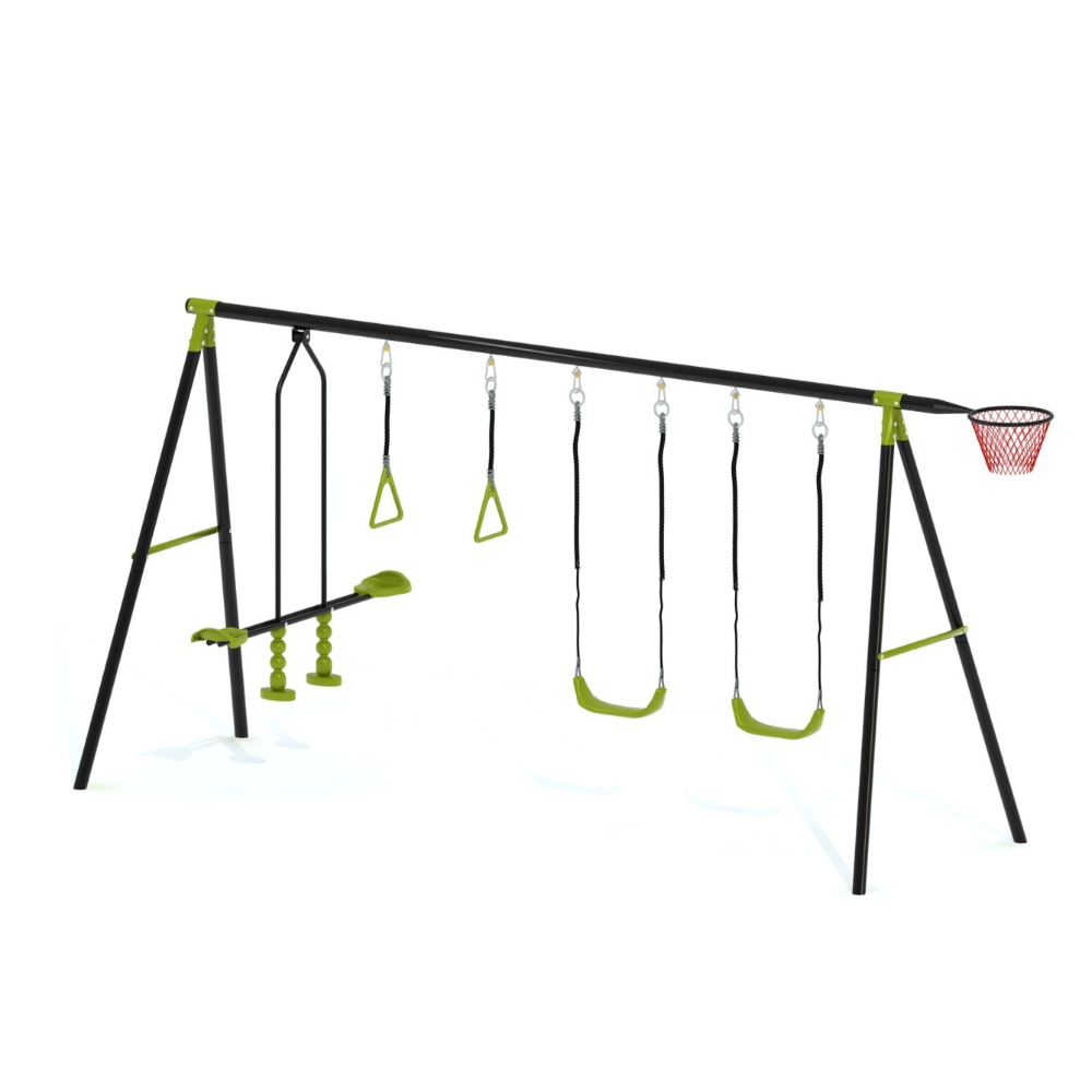 3-in-1 Kids Swing Slide Climbi - Kids Outdoor Swing Set With Slide のレビューと価格
