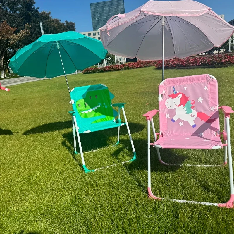 Cartoon Animal Kids Beach Chai - Kids Outdoor Foldable Chair のレビューと価格