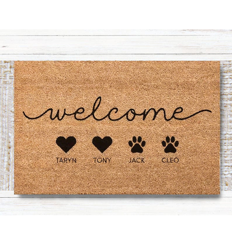 Custom Family Doormat Custom P - Kids Outdoor Gift Ideas のレビューと価格