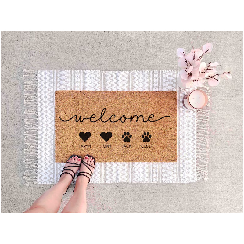 Custom Family Doormat Custom P - Kids Outdoor Gift Ideas のレビューと価格
