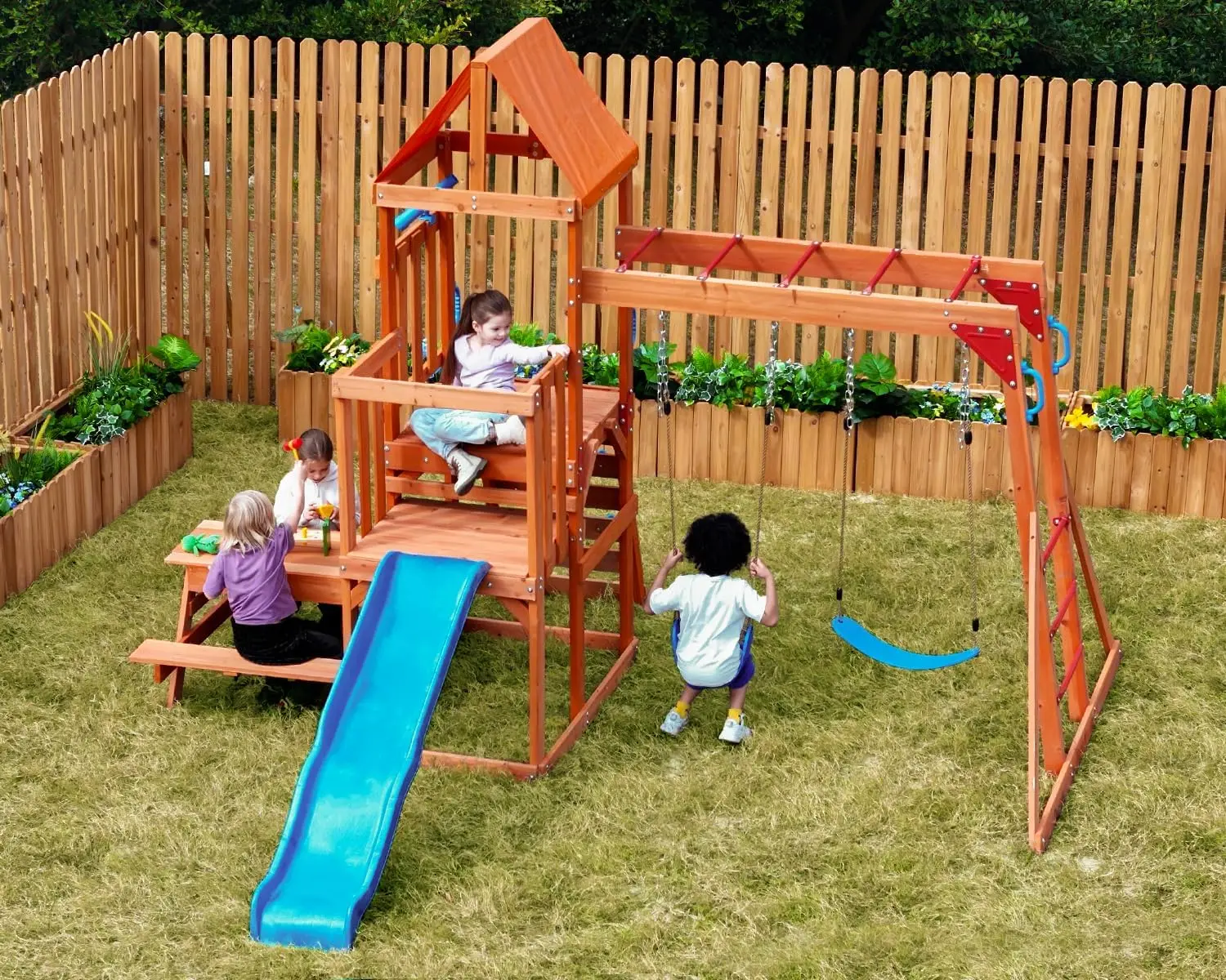 Hot-sellingDolphin Playground  - Kids Outdoor Monkey Bar Set のレビューと価格