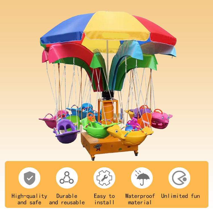 Mini Carousel Ride for Kids Ou - Kids Outdoor Swing のレビューと価格