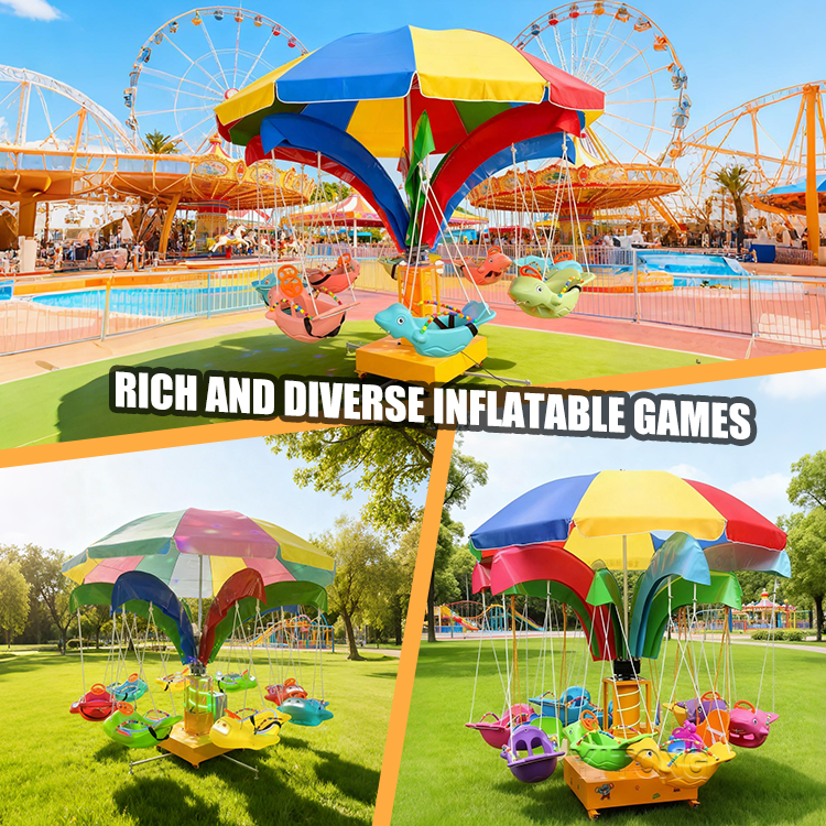 Mini Carousel Ride for Kids Ou - Kids Outdoor Swing のレビューと価格