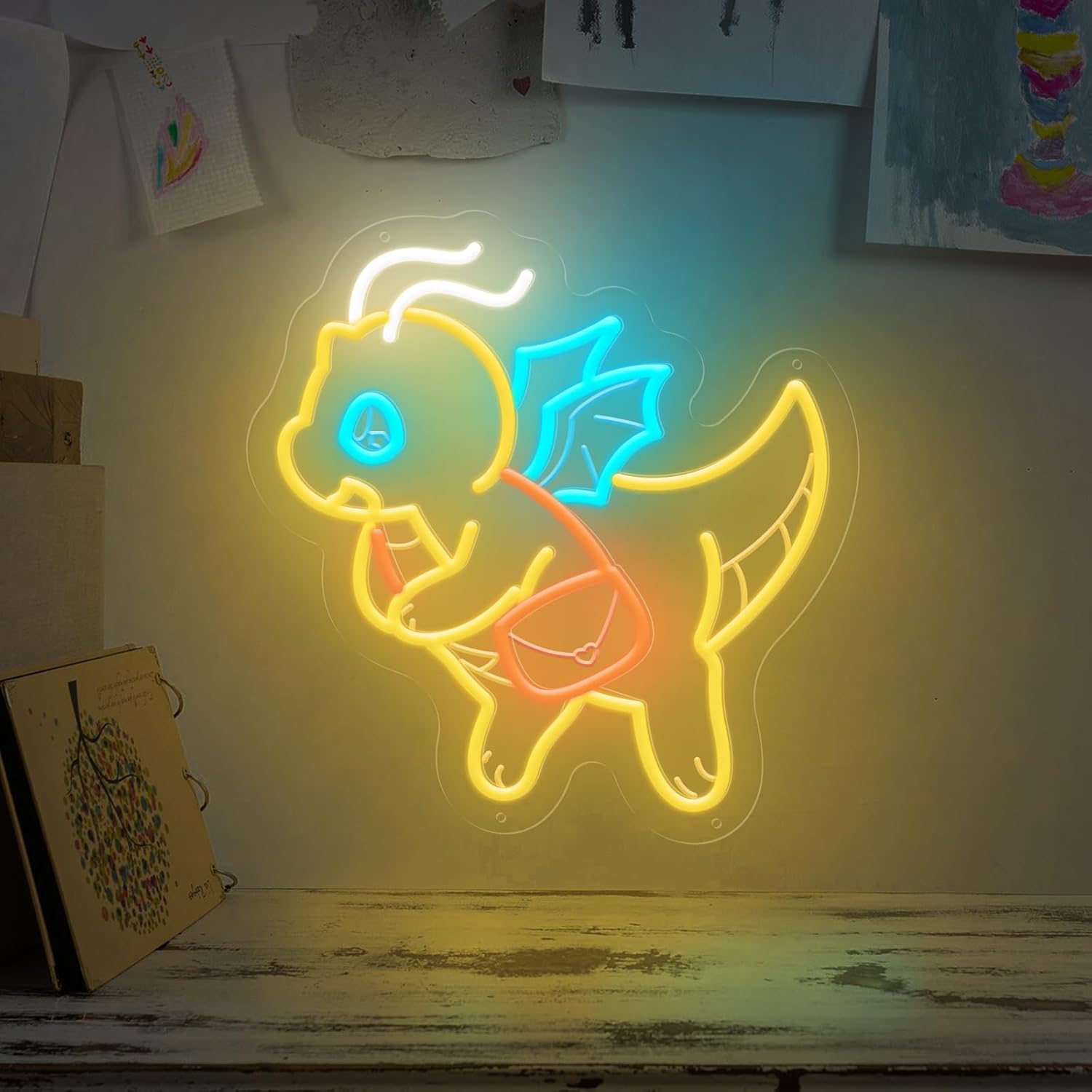 USB Dimmable Cute Dinosaur Neo - Kids Outdoor Gift Ideas のレビューと価格