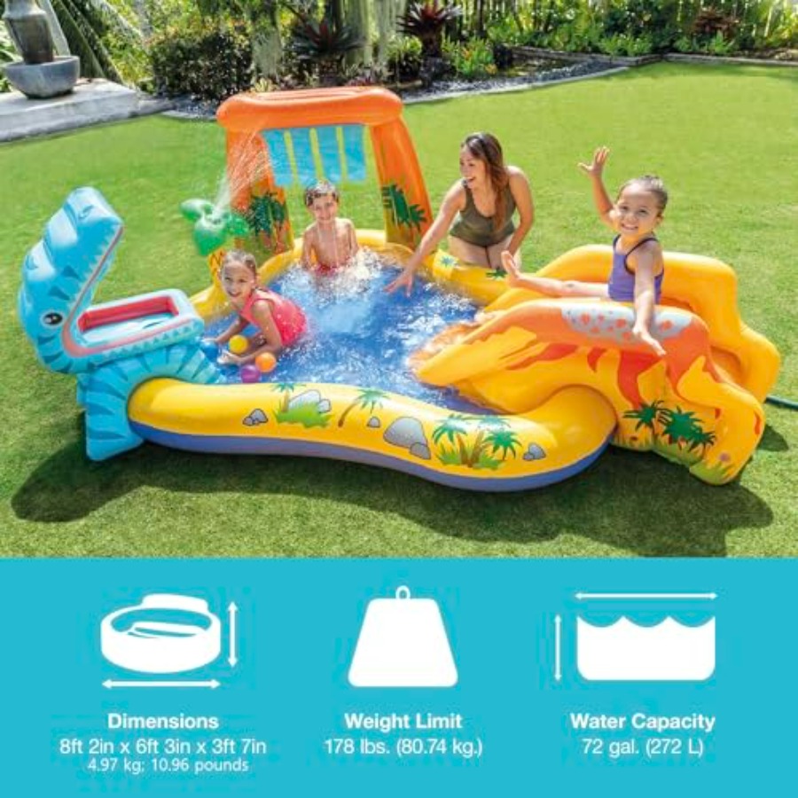Inflatable Dinosaur Play Cente - Kids Outdoor Activity Centre のレビューと価格