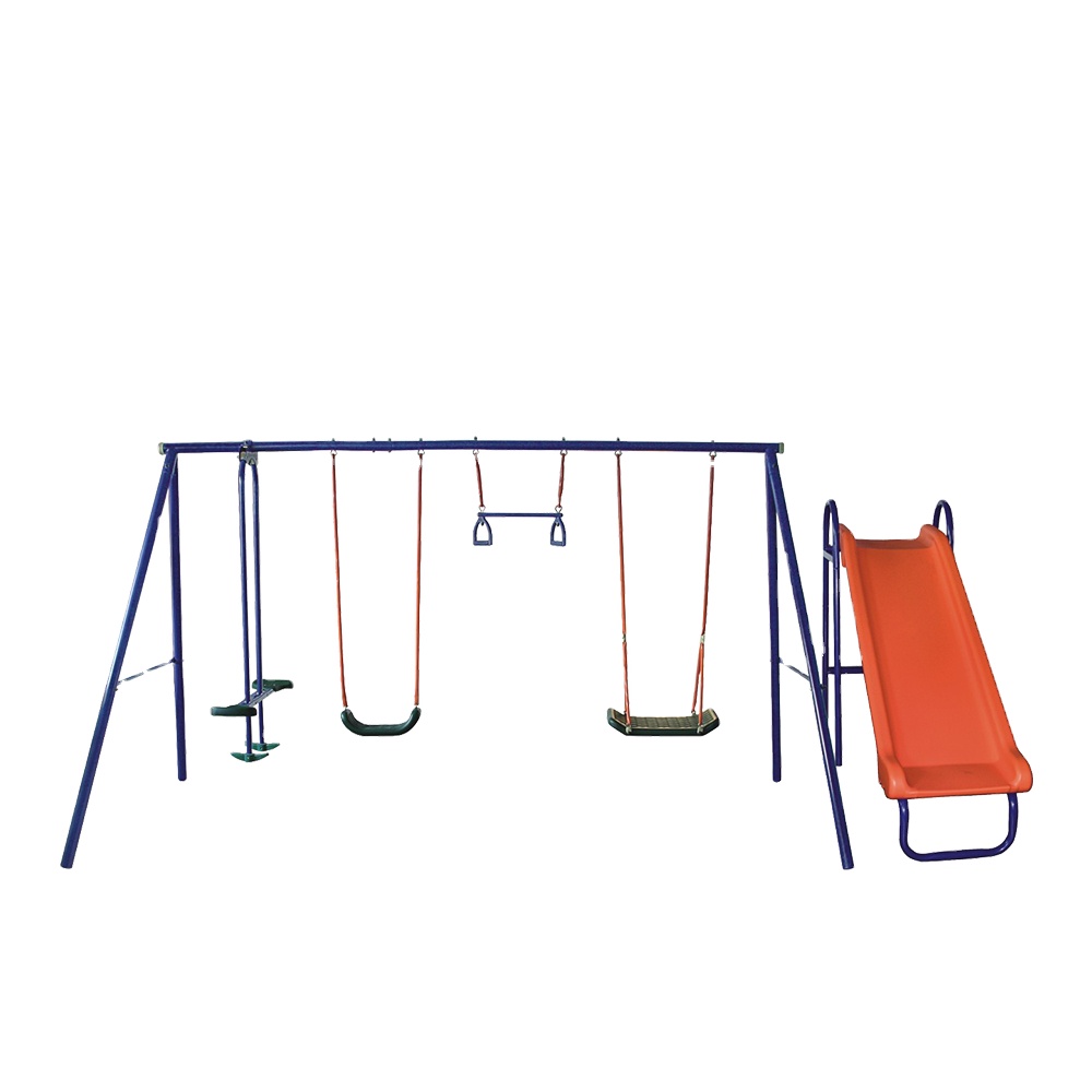 wr-Wholesale Cheap Six Station - Kids Outdoor Swing Set With Slide のレビューと価格