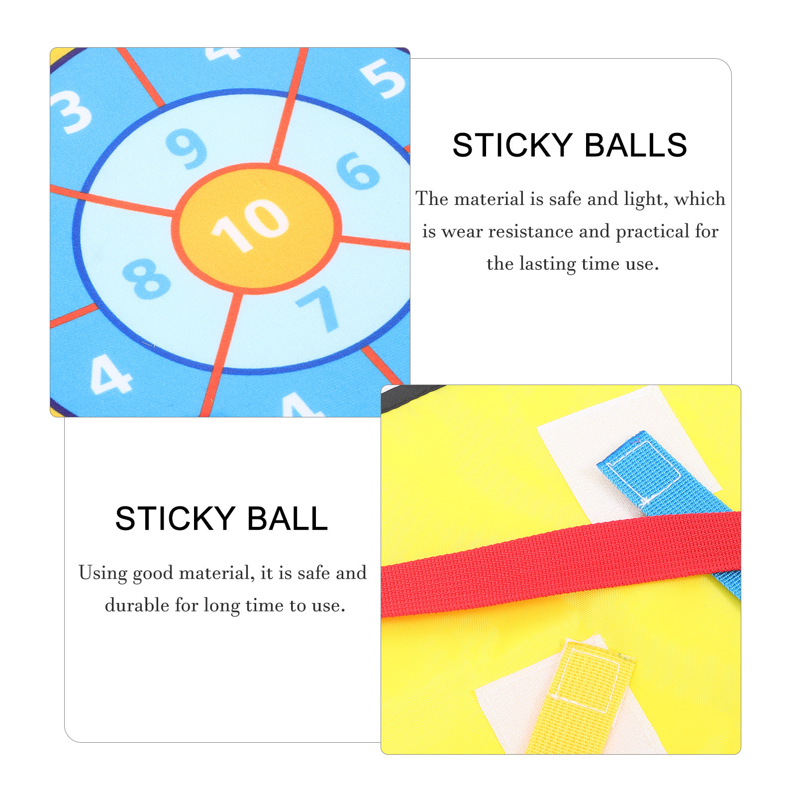 1Set Sticky Ball Vest Kit Soft - Outdoor Games For Kids のレビューと価格