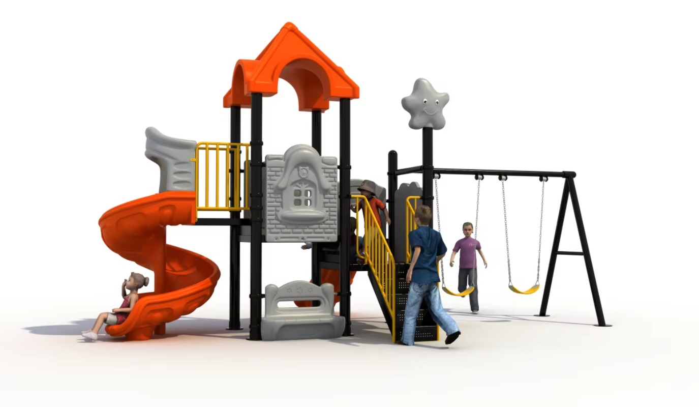 Outdoor Steel Plastic Swing Se - Kids Outdoor Swing のレビューと価格