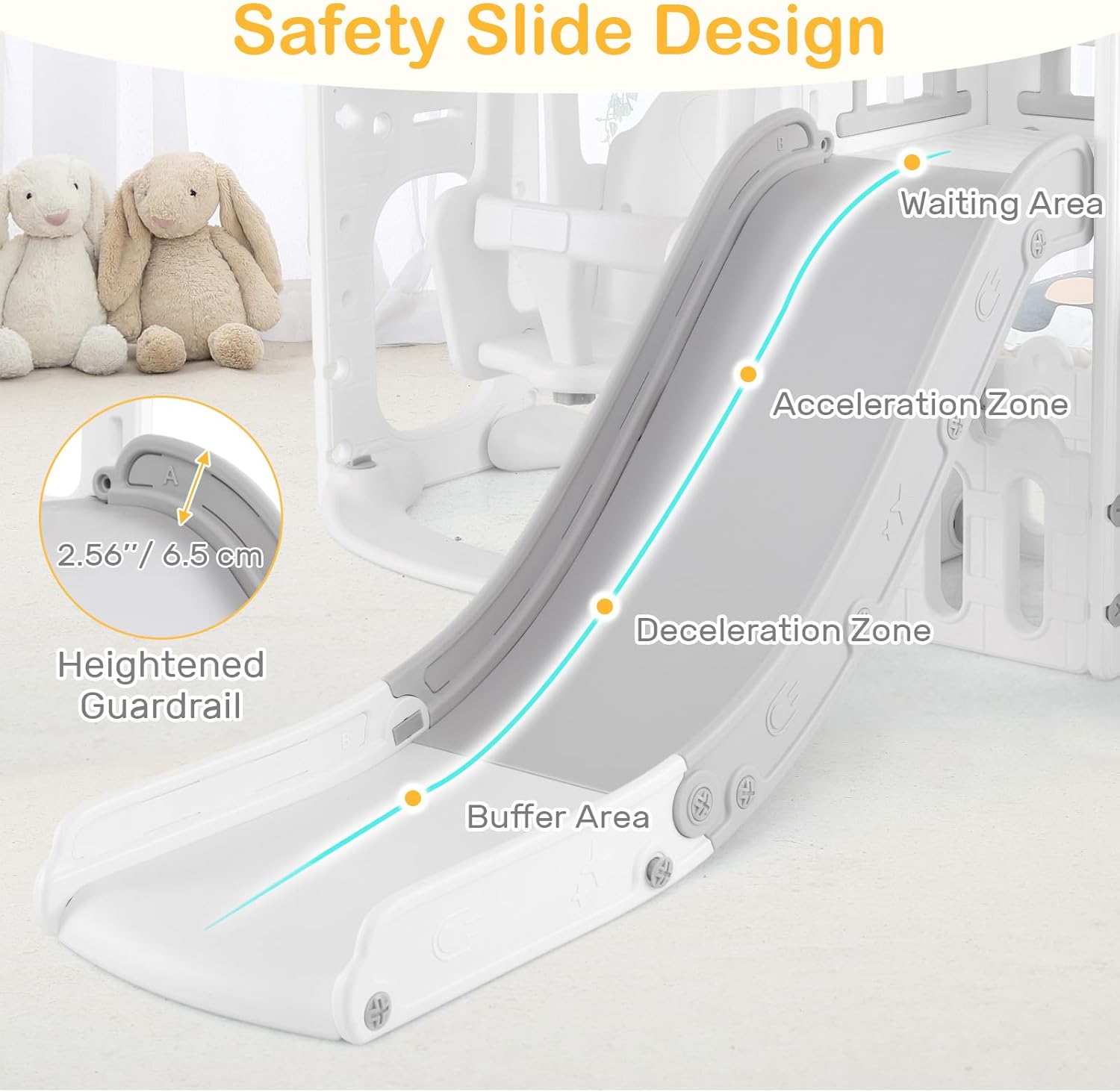 Toddler Slide and Swing Set, 7 - Kids Outdoor Swing Set With Slide のレビューと価格
