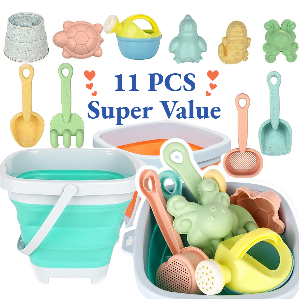 11Pcs Beach Toys Set Gift Pack - Kids Outdoor Picnic Table のレビューと価格