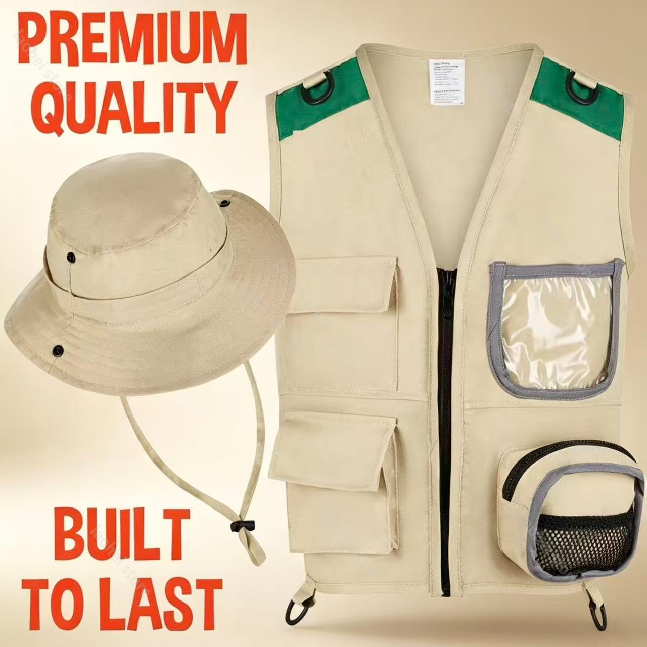 Kids Explorer Vest and Hat Cos - Outdoor Games For Kids のレビューと価格