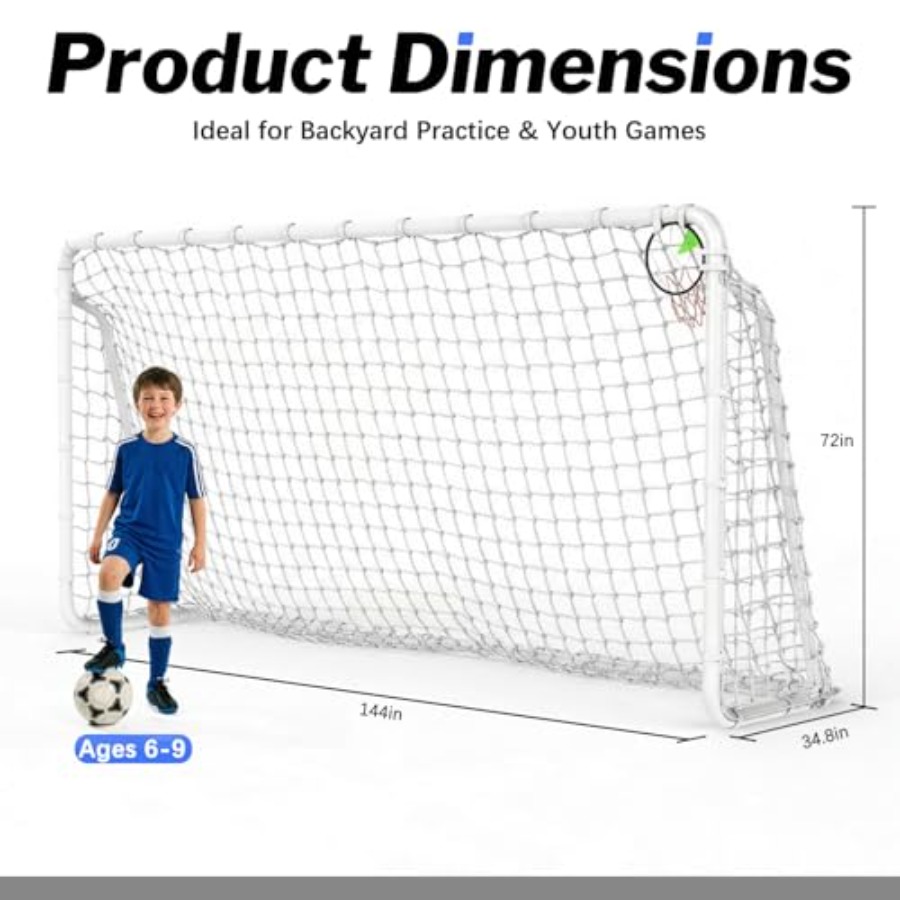 12x6 FT Rust-Proof Reinforced  - Outdoor Games For Kids のレビューと価格