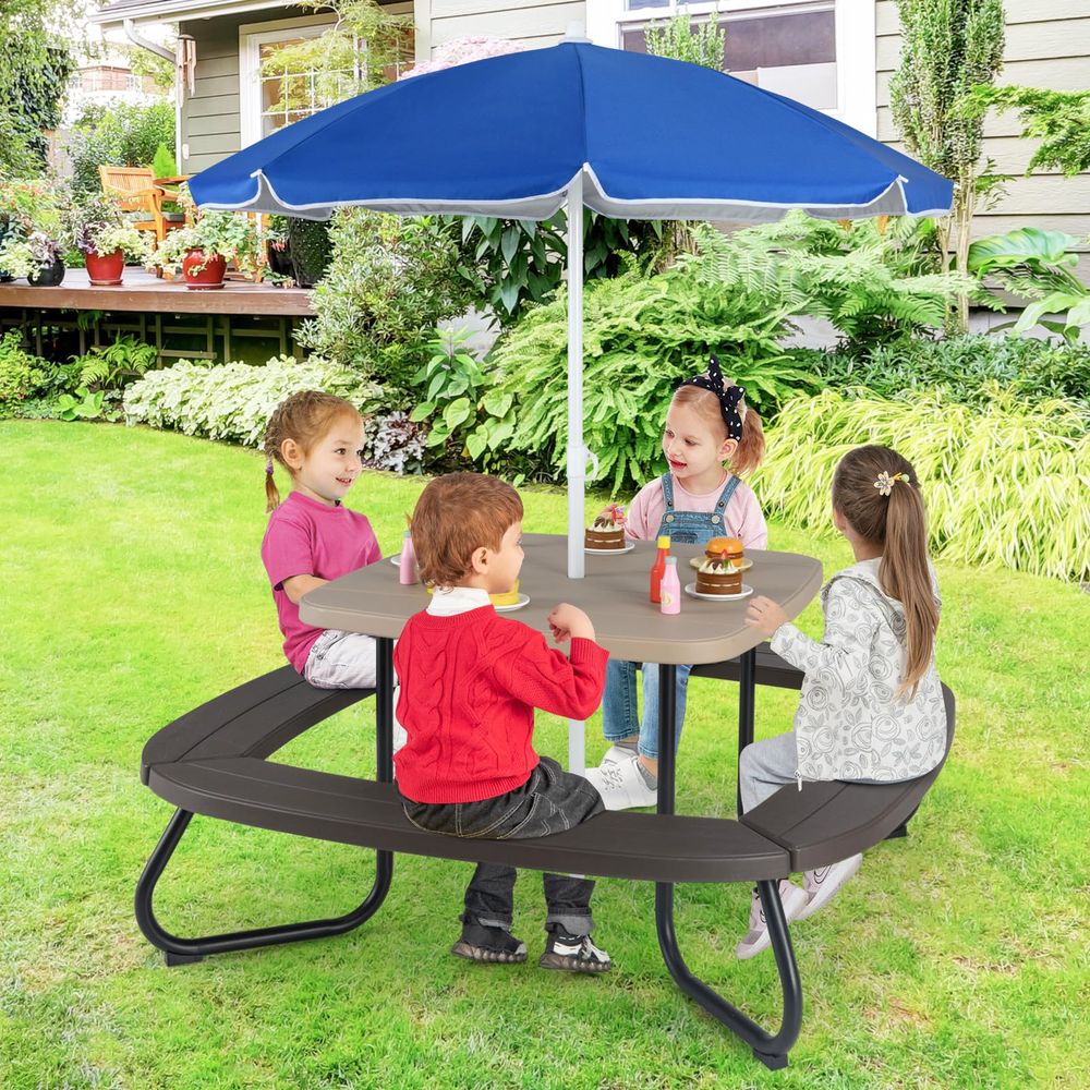 Kids Picnic Table, 8 Person Ki - Kids Outdoor Foldable Chair のレビューと価格