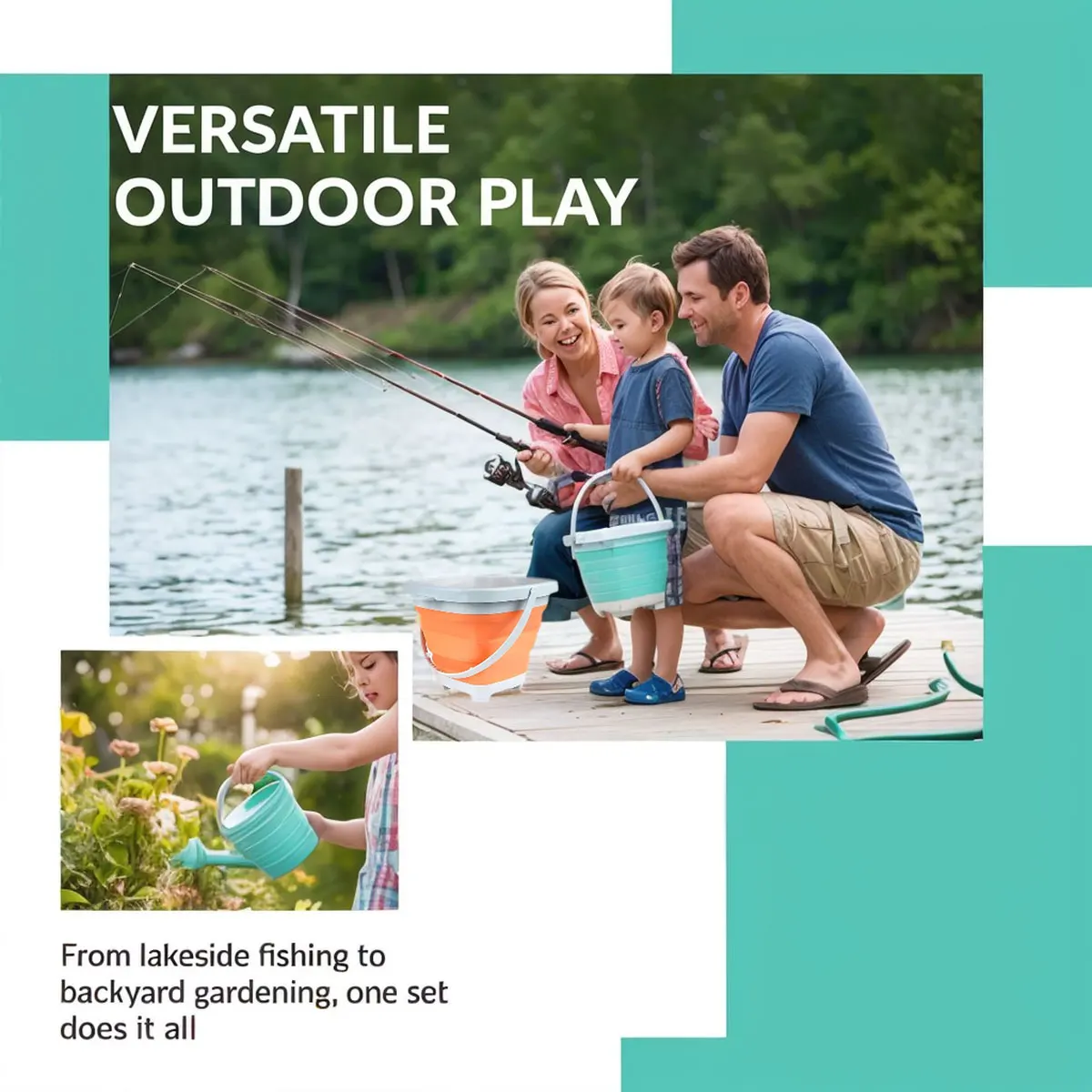 Different Foldable Sand Bucket - Kids Outdoor Activity Centre のレビューと価格