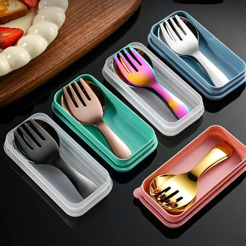 Stainless Steel Portable Utens - Kids Outdoor Dining Set のレビューと価格