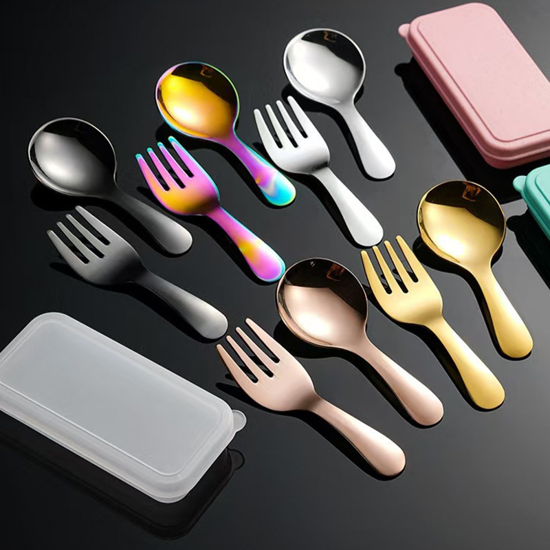 Stainless Steel Portable Utens - Kids Outdoor Dining Set のレビューと価格
