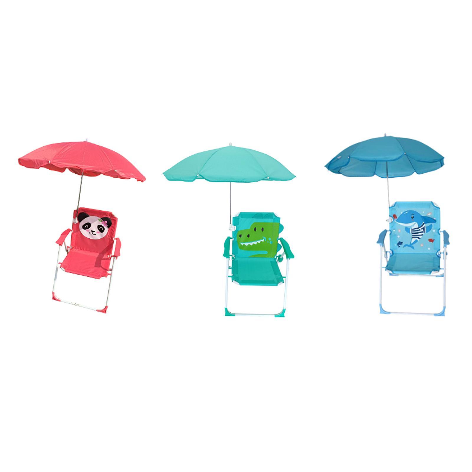 Kids Beach Chairs with Umbrell - Kids Outdoor Foldable Chair のレビューと価格