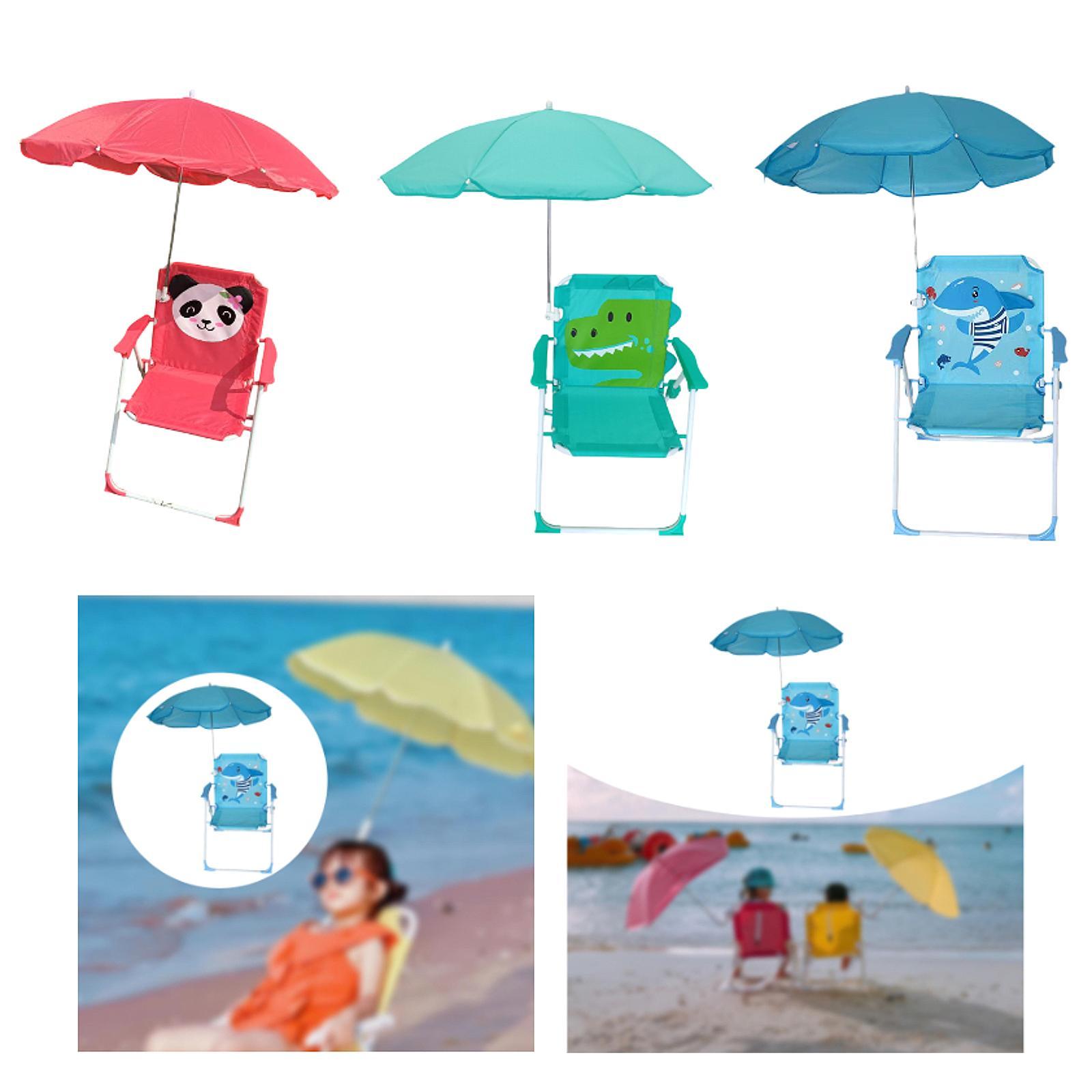 Kids Beach Chairs with Umbrell - Kids Outdoor Foldable Chair のレビューと価格