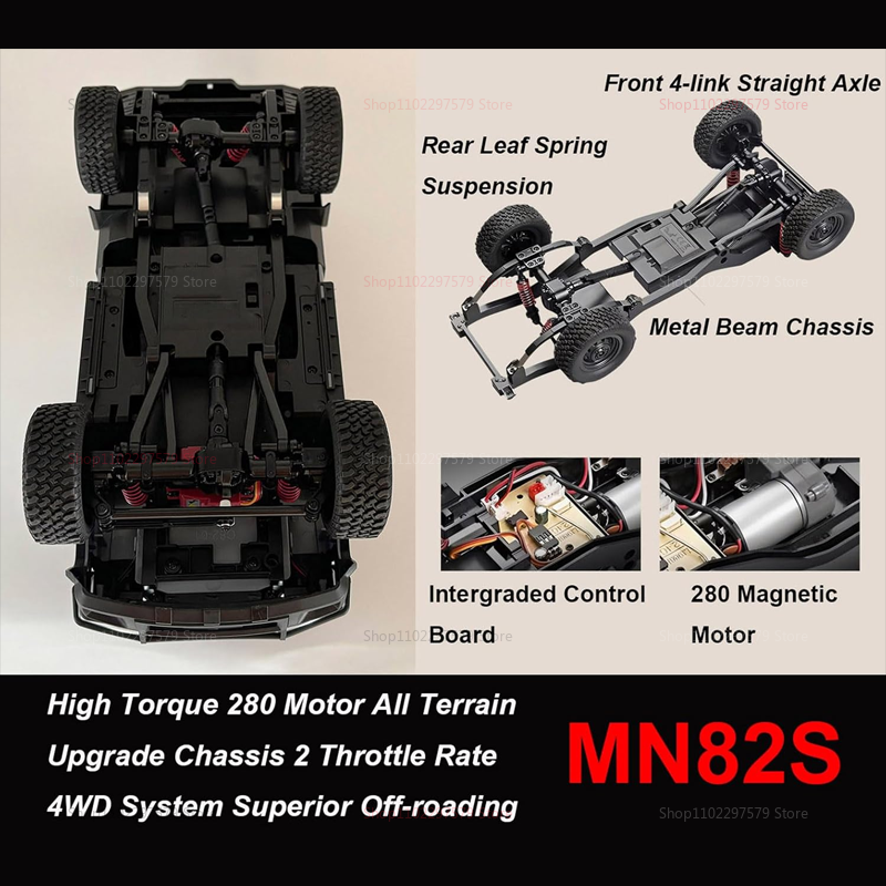 MN82 MN82S RC Crawler Truck 1/ - Kids Outdoor Climbing Frame のレビューと価格