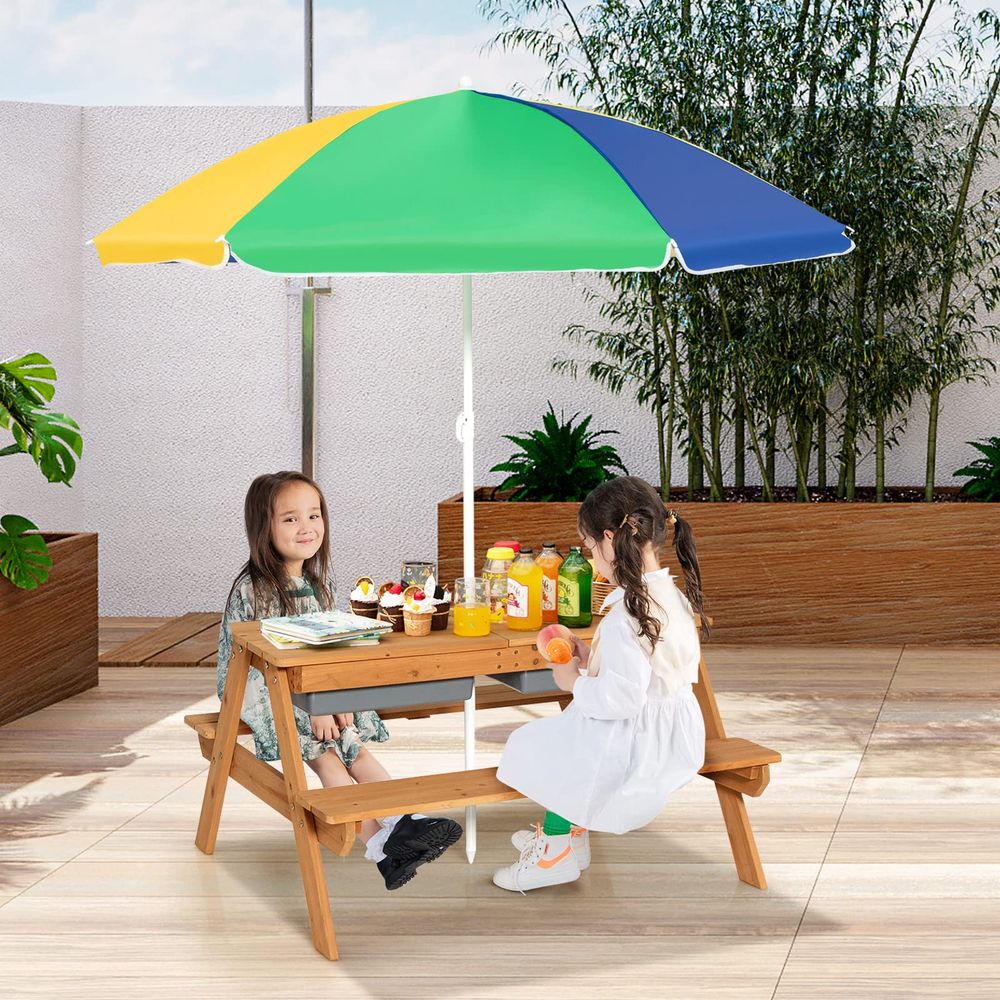 Kids Picnic Table, 4 in 1 Ceda - Kids Outdoor Picnic Table のレビューと価格
