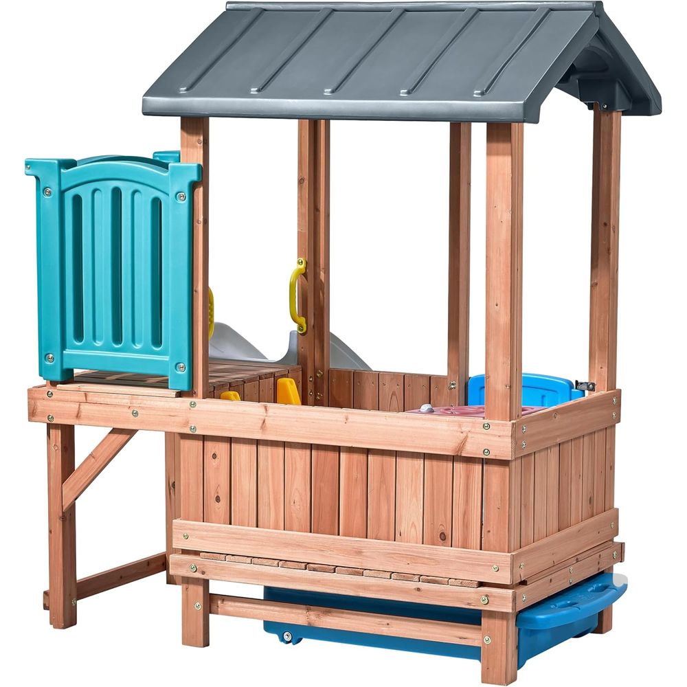 Step2 Woodland Adventure Playh - Kids Outdoor Swing Set With Slide のレビューと価格