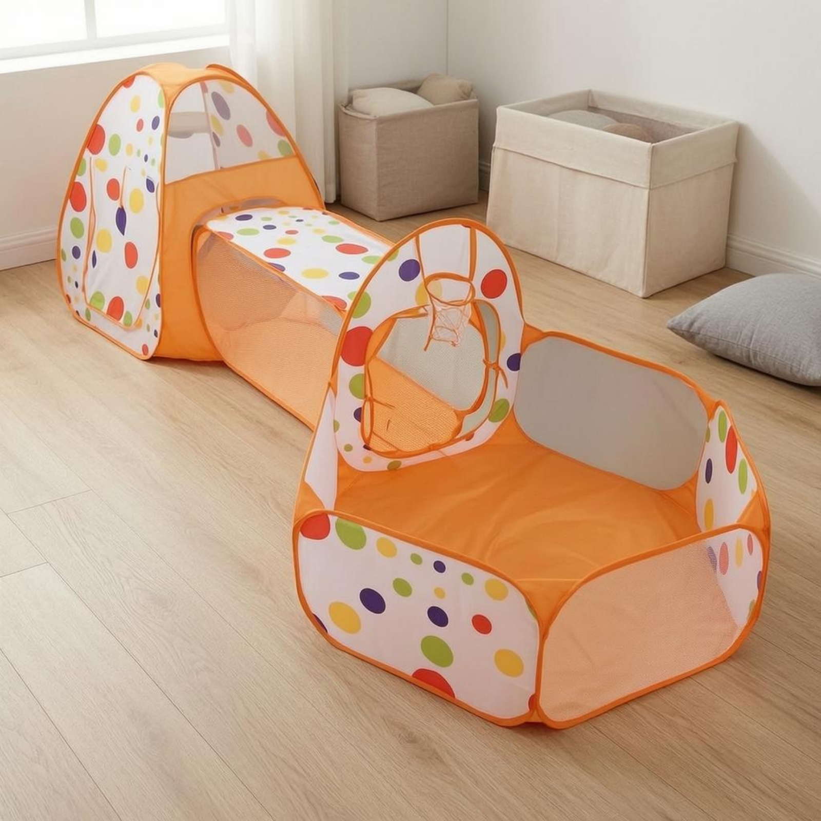 3 Pieces 3 in 1 Play Tent Set  - Kids Outdoor Set のレビューと価格