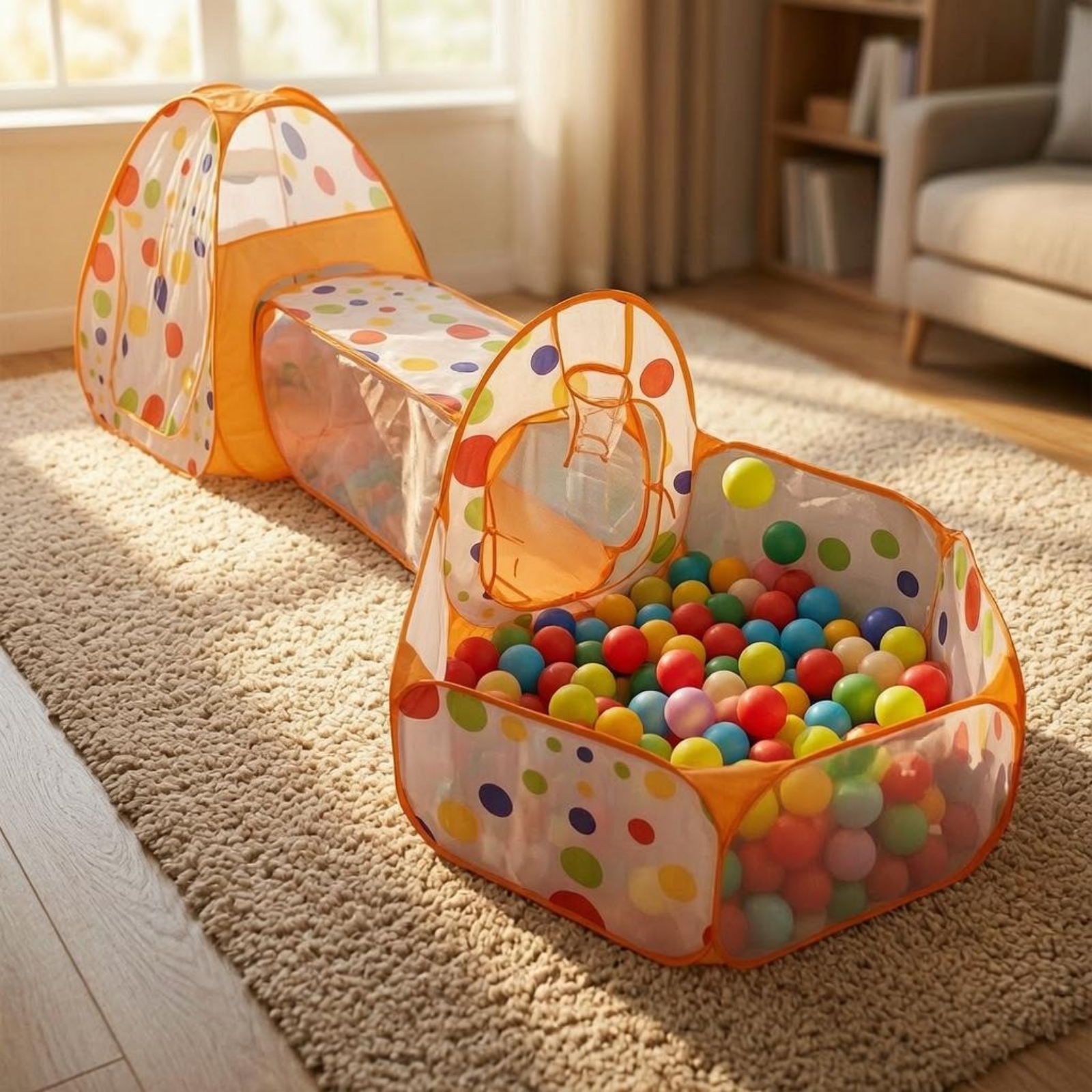 3 Pieces 3 in 1 Play Tent Set  - Kids Outdoor Set のレビューと価格