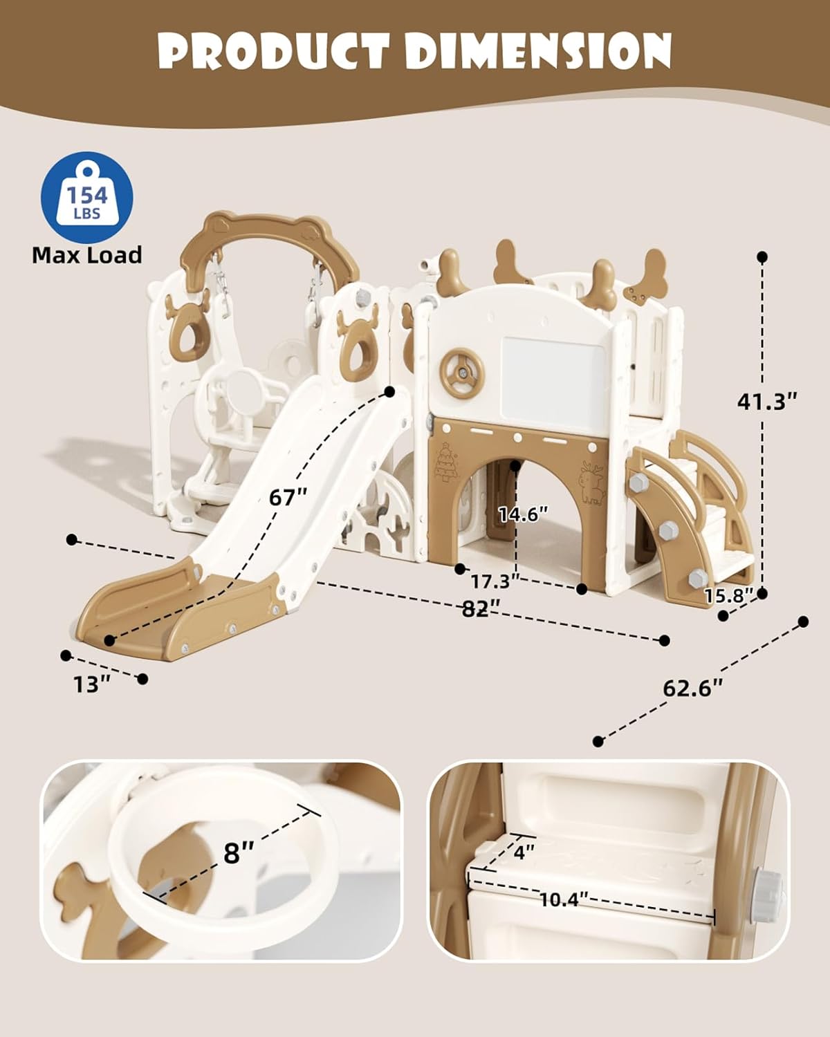 13-in-1 Toddler Slide and Swin - Kids Outdoor Swing Set With Slide のレビューと価格