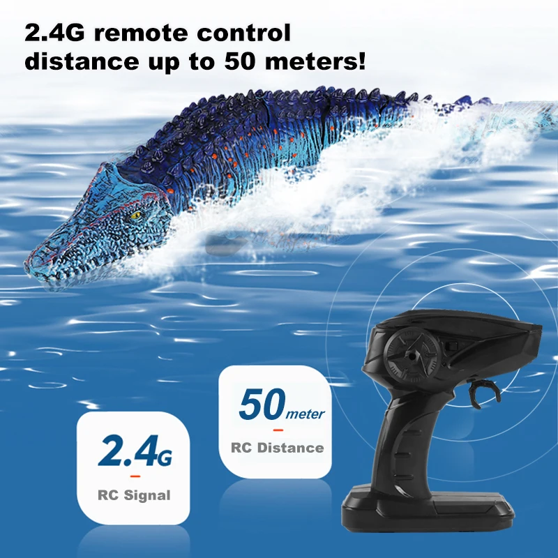 2.4G Simulation Mosasaurus RC  - Kids Outdoor Swing のレビューと価格