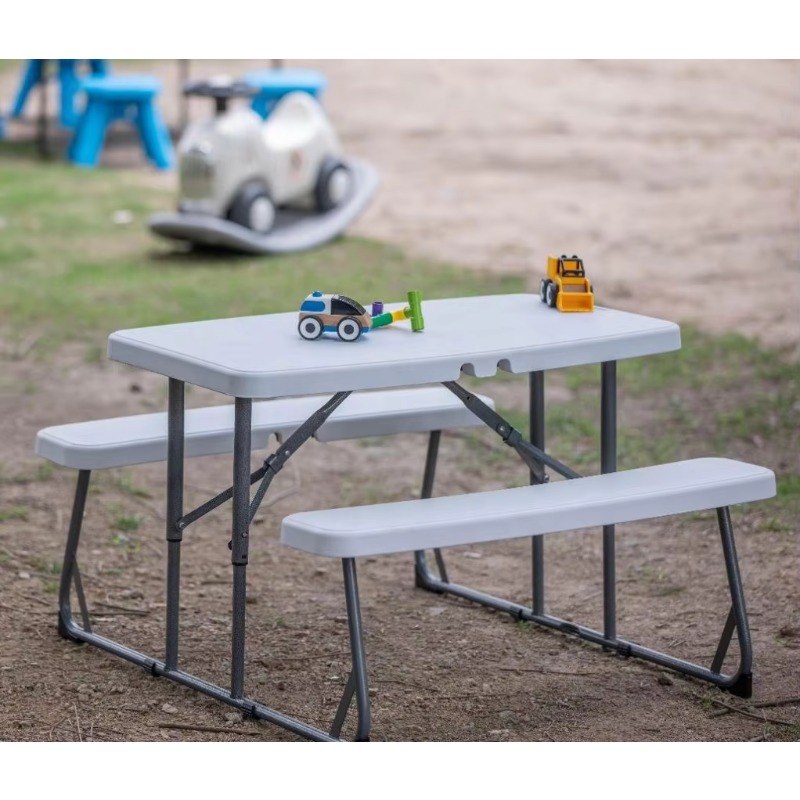 Kids Folding Picnic Table Outd - Kids Outdoor Dining Set のレビューと価格