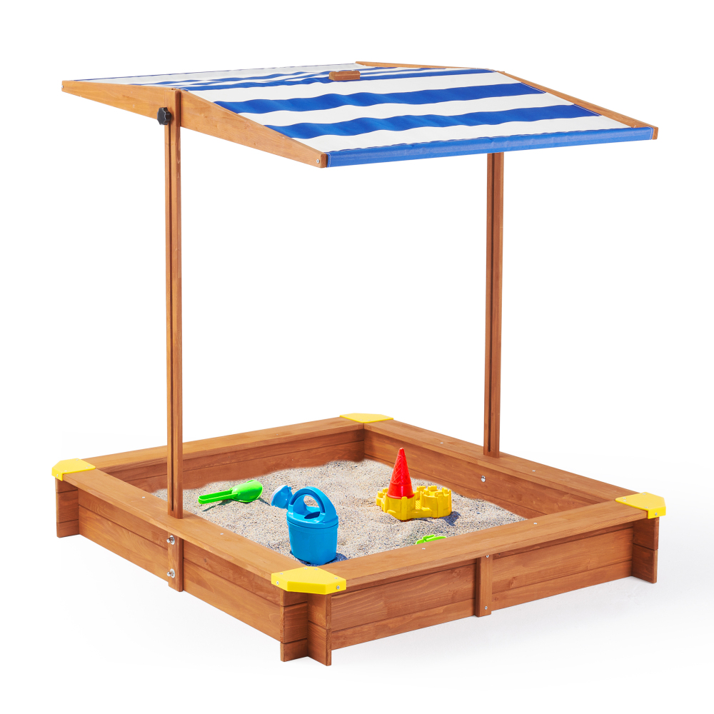 Wooden Kids Picnic Table, Sand - Kids Outdoor Table With Umbrella のレビューと価格