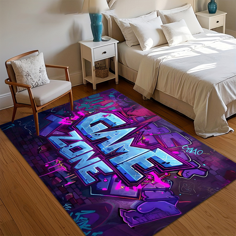 Graffiti Game Zone Area Rug No - Kids Outdoor Zone のレビューと価格