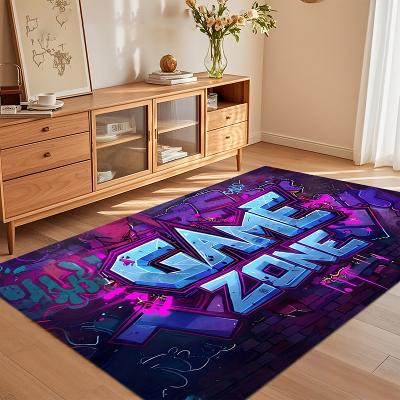 Graffiti Game Zone Area Rug No - Kids Outdoor Zone のレビューと価格
