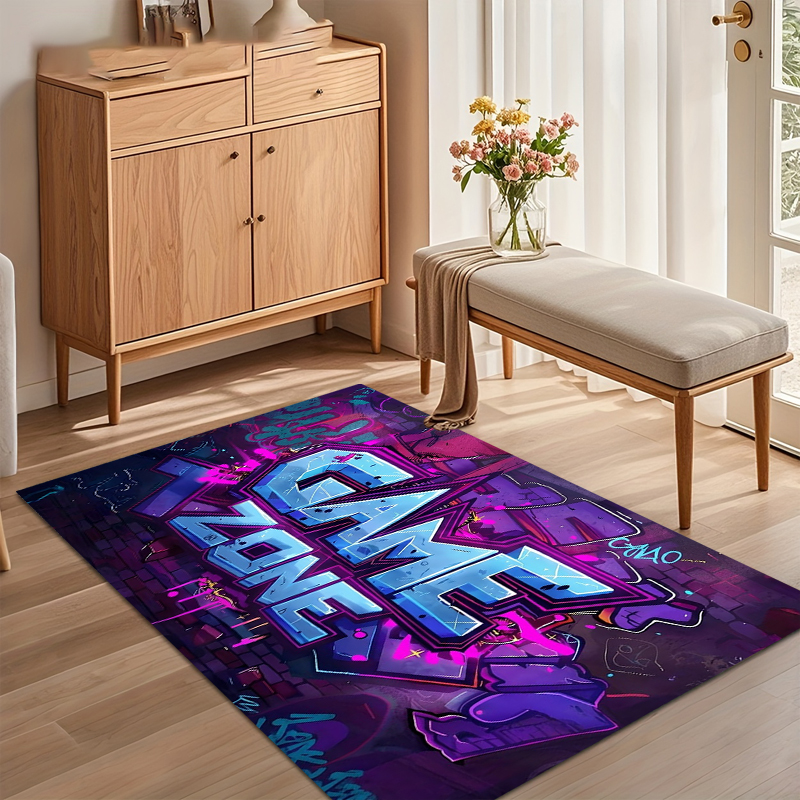 Graffiti Game Zone Area Rug No - Kids Outdoor Zone のレビューと価格
