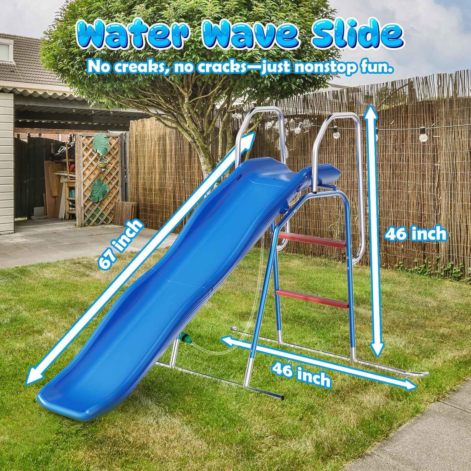 Water Slide for Kids Backyard, - Kids Outdoor Zone のレビューと価格