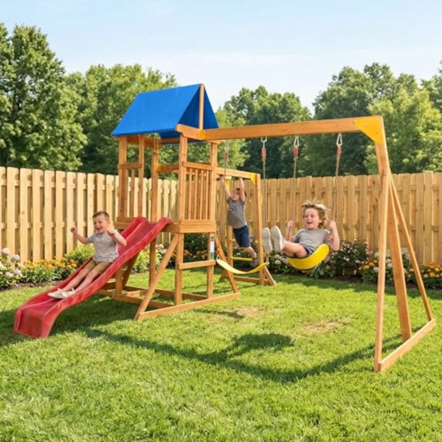 Backyard playground set with m - Kids Outdoor Monkey Bar Set のレビューと価格
