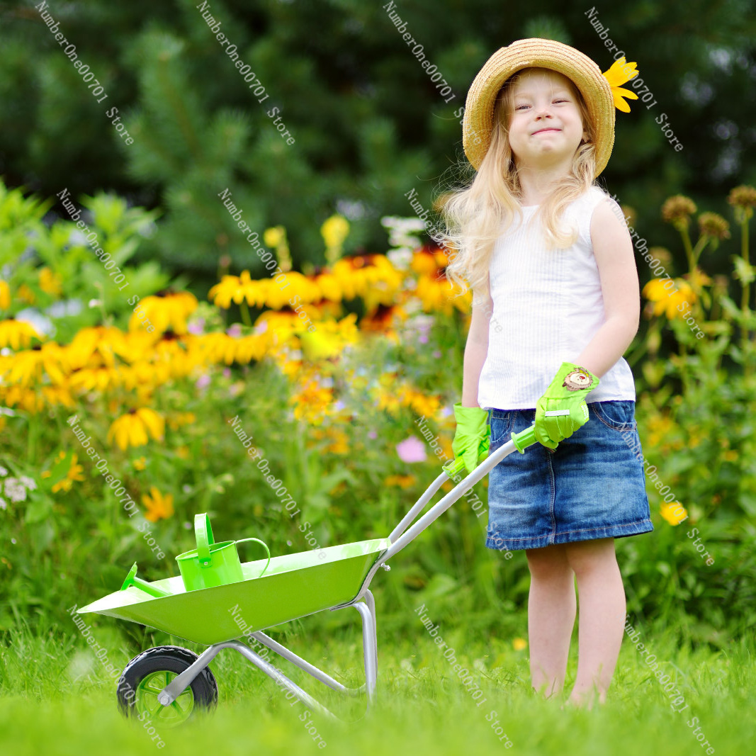 Kids Outdoor Wheelbarrow, Gree - Kids Outdoor Set のレビューと価格