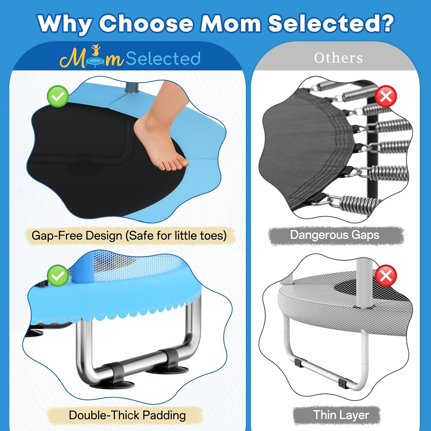 Toddler Trampoline,Trampoline  - Kids Outdoor Set のレビューと価格